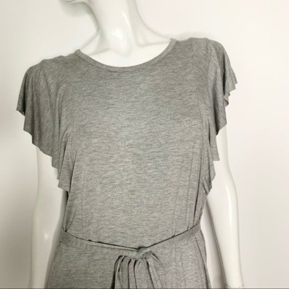 SOLD Sears Gray Butterfly Sleeve T-shirt Dress NWOT,  Sz M - Picture 2 of 13
